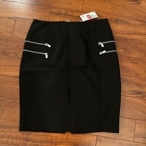 H&M Black Knee-length Pencil Skirt